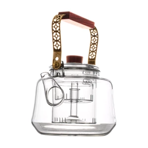 Glass coffee jug with brewer Ornamento 1000ml