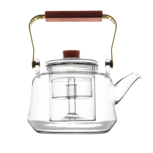 Glass teapot with brewer Ornamento 1000ml