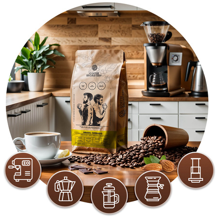 Set Coffee Broastery Brazil Cerrado + Brazil Guaxupe 2x1kg (2kg)