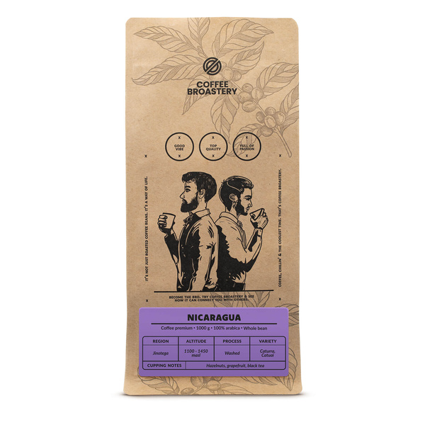 Set of Coffee Broastery Nicaragua Colibrí Azul + Brazil Guaxupe 2x1kg (2kg)