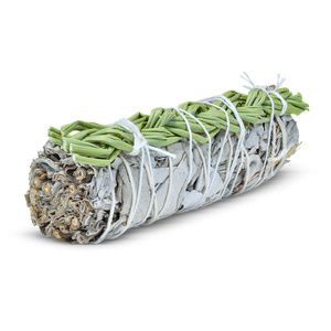 White Sage with Sweet Grass Braid – Incense 20-30g (bundle)