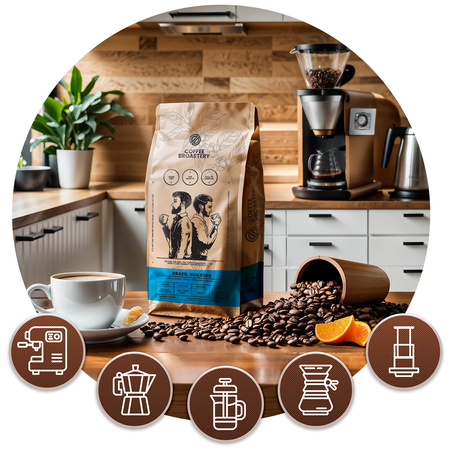 Set of Coffee Broastery Costa Rica San Rafael + Nicaragua Colibrí Azul + Brazil Guaxupe 3x1kg (3kg)