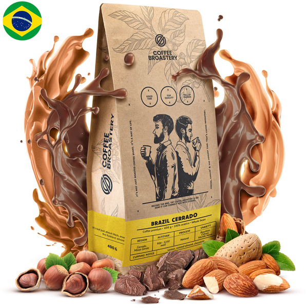 Coffee Broastery - Bohnenkaffee Brazil Cerrado Premium 400 g