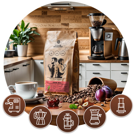 Set of Coffee Broastery Costa Rica San Rafael + Nicaragua Colibrí Azul + Brazil Guaxupe 3x1kg (3kg)