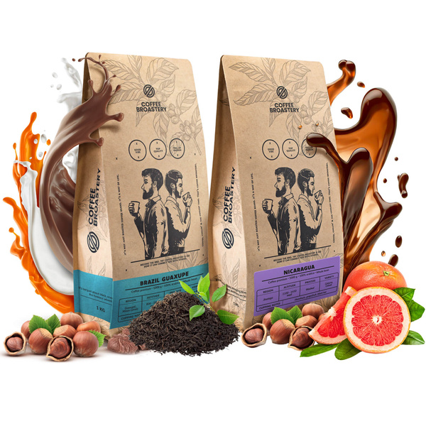 Zestaw kawa Coffee Broastery Nicaragua Colibrí Azul + Brazil Guaxupe 2x1kg (2kg)