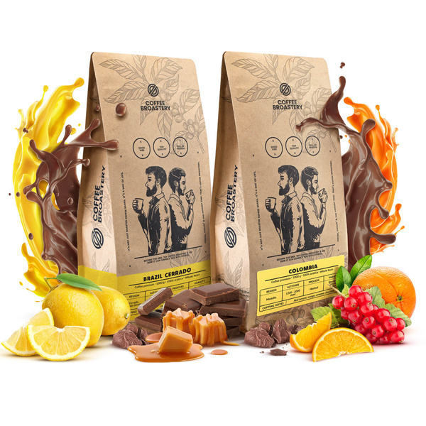 Set Coffee Broastery Colombia Medellin + Brazil Cerrado 2x1kg (2kg)